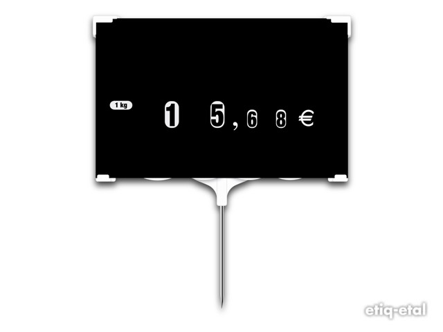 ETIQUETTES PRIX RAPID'ETIQ N°3 - NOIRE