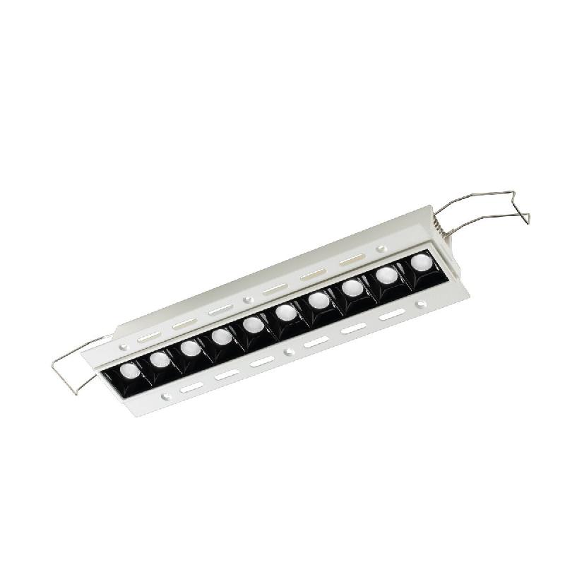 Gea Luce Spot Encastrable Gfa 10 Points Lumineux 20W 3000K Blanc Satiné Avec Optique Anti-Éblouissement - Gealuce - blanc GFA1131C_0