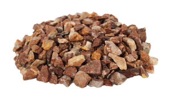 Gravier 12/16 Rouge Belge - Calcaire concassé, Bordeaux nuancée d'orangé_0