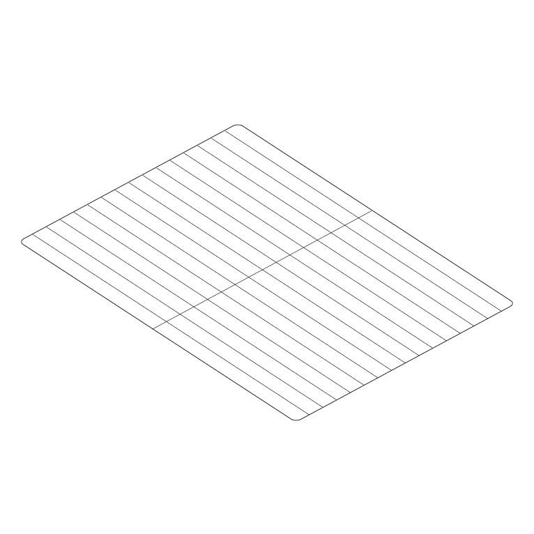 Grille inox gn 2/3 320 x 355 mm - DABCGRX23-2_0