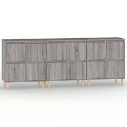 Helloshop26 - Buffet bahut commode armoire meuble de rangement organisateur cuisine salle de séjour salons 3 pcs sonoma 60 x 35 x 70 02_0037170 - 300_0