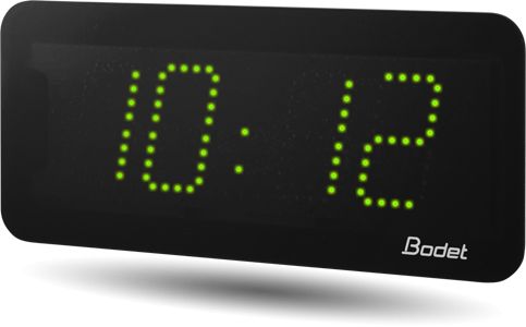 Horloge LED Style II 7, alimentation 230V, indépendante, LED verte - BODET_0