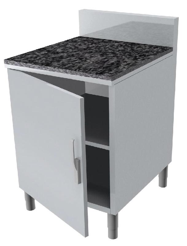 ITALCONCEPT L2G Meuble Neutre Dessus Granit Ep.20Mm, 3P. Battantes, 850 x 1600 x 700mm - 3616350167767_0