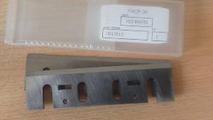 JEU DE 2 FERS EN ACIER HSS POUR RABOT MAKITA 1911B - LONGUEUR 110 MM (PRIX DU JEU DE 2)
