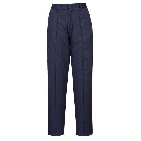 LOT DE 2 - PORTWEST LW97 PANTALON FEMME ELASTIQUÉ MARINE - TAILLE XL - STANDARD