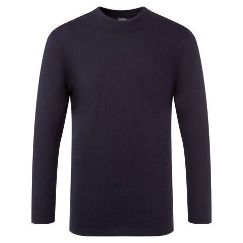 LOT DE 3 - PORTWEST B196 T-SHIRT MANCHES LONGUES MARINE - TAILLE XL