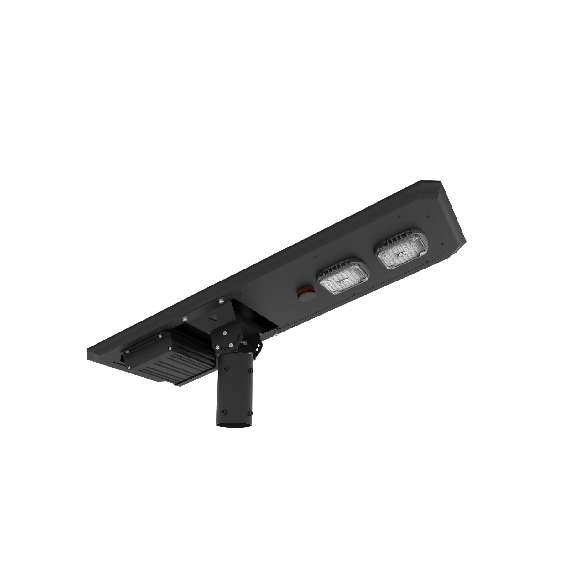 Luminaire d'éclairage public  7840 lumens 40 w pour parking, lotissement, parc, voie verte, chemin piétonnier, piste cyclable- aospro 6k_0