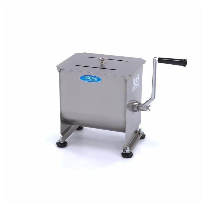 Mélangeur à viande manuel  ECO 10 L - 7,5 kg -  cuve fixe - axe unique, cuve fixe_0