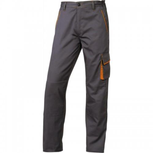PANTALON DE TRAVAIL-PANOSTYLE-GRIS/ORANGE-T.S DELTA PLUS