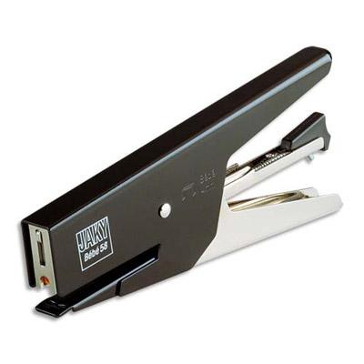 PINCE AGRAFEUSE RAPID BEBE 58 COLORIS NOIR - UTILISE LES AGRAFES BEBE - 15 FEUILLES