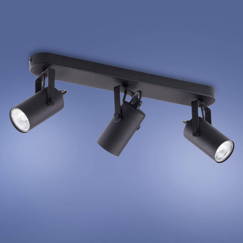 TK LIGHTING PLAFONNIER À SPOTS REDO À 3 LAMPES, NOIR