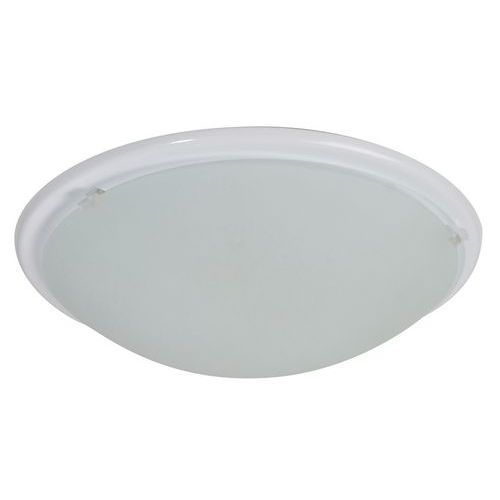 PLAFONNIER ROND EN VERRE DÉPOLI Ø 28 CM BIANCA BLANC - COREP