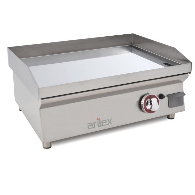 Plancha à gaz lisse en CHROME - L600 | Arilex - 60PGCN_0