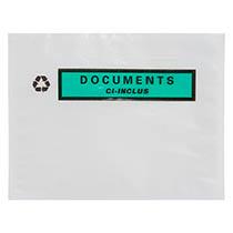POCHETTE ADHÉSIVE PORTE-DOCUMENT  