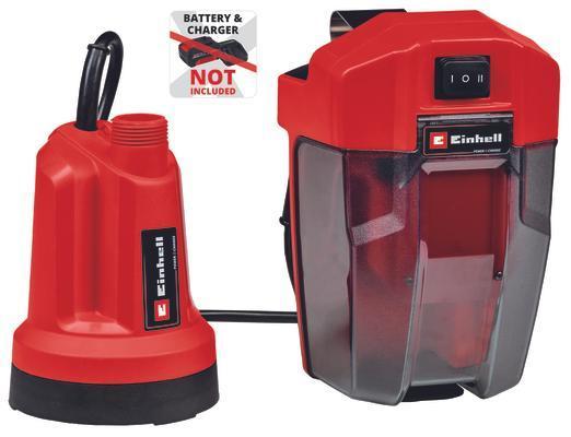 Pompe d'évacuation eaux claires sans fil GE-SP 18 LL Li - Solo - sans batterie ni chargeur_0