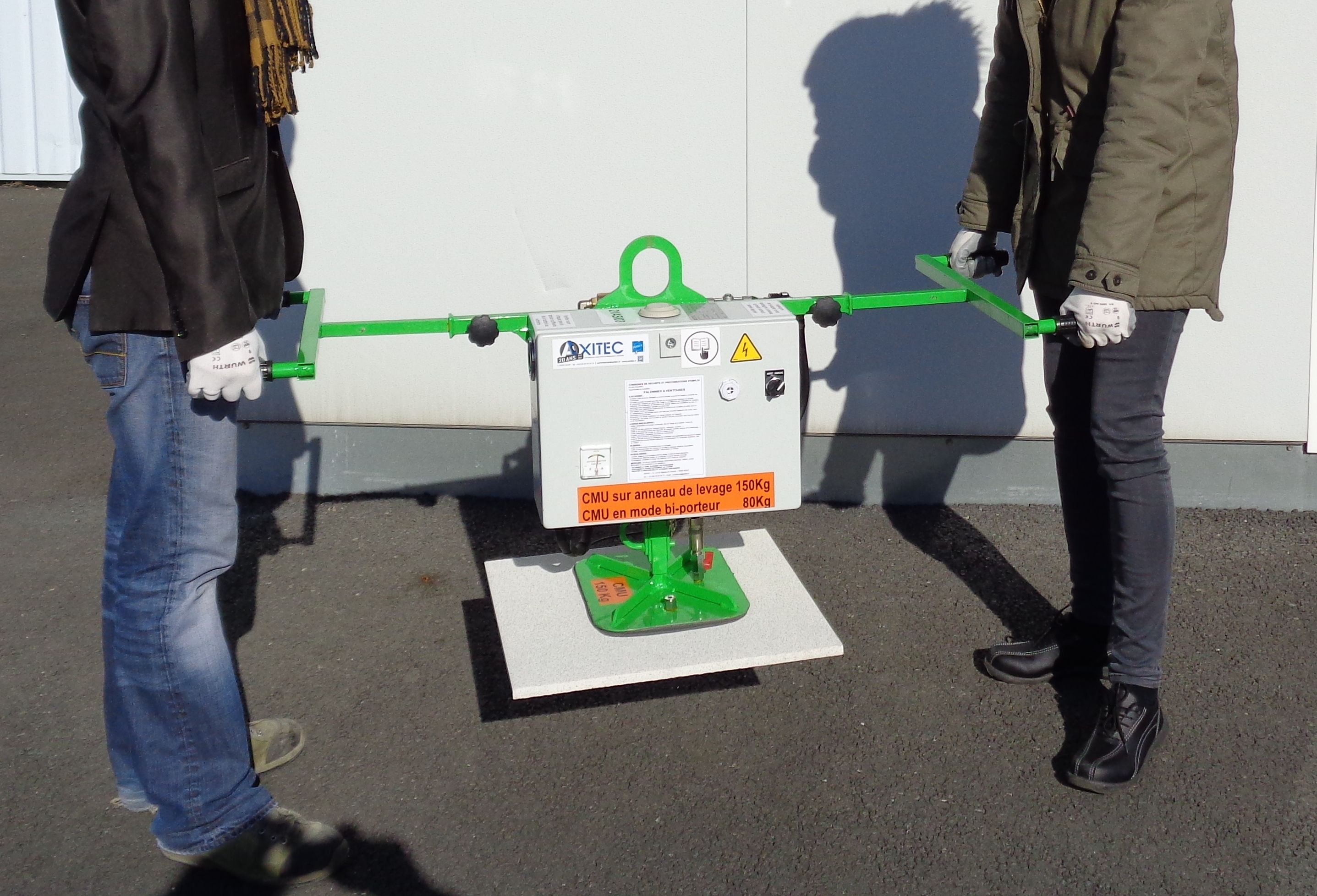 Spreader pour conteneur extra-compact AXIBETON - AXITEC - Pour petites dalles sur chantier, suspendu ou manuel_0