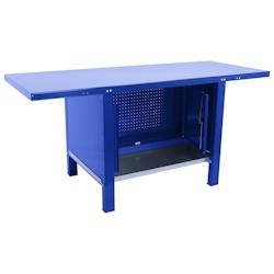PROREGAL Etabli BUFFALO METAL avec Armoire | HxLxP 83x120x73cm | Capacité de Charge 700kg | Bleu - bleu métal PR_RS157-29_0