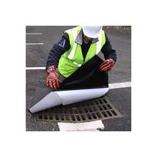 Protection de plaque d'égoût à usage unique - Dimensions 50x50 cm & 90x90 cm - Plaque d'obturation adhésive en tissu siliconé_0