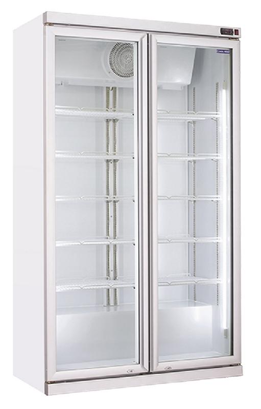 Réfrigirateur positif blanc pour boissons 2 portes vitrées 1050l - DC 1050 - CH_0