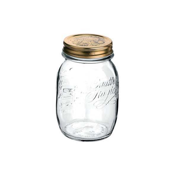 SET DE 12 BOCAUX / POTS À CONSERVE 50 CL EN VERRE AVEC COUVERCLES 70MM - BORMIOLI ROCCO - QUATTRO STAGIONI