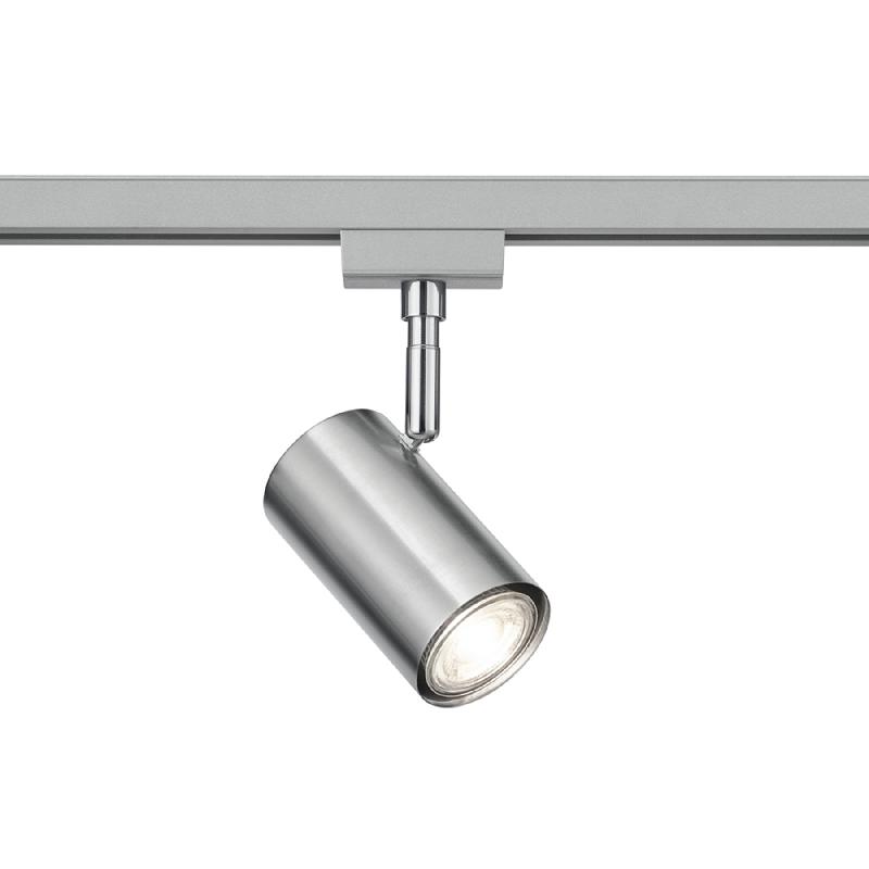 TRIO LIGHTING SPOT À 2 PHASES DUOLINE 782401 GU10, NICKEL MAT
