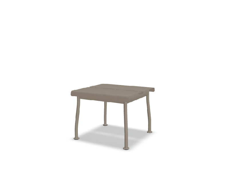 Table basse outdoor en métal FLANER - marron_0