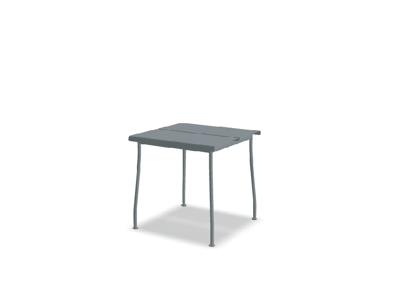 Table de café en métal FLANER - gris foncé_0