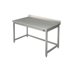 Mastro Table Inox de Travail avec Dosseret Gamme 700 - Virtus - l- L100- P70- h85- - 0651637110121_0