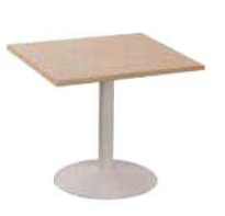 Table Luna Bois - 90 x 90 cm - Fût en hêtre massif - Ø 120 - Ø 70 - Norme NF EN 1729_0