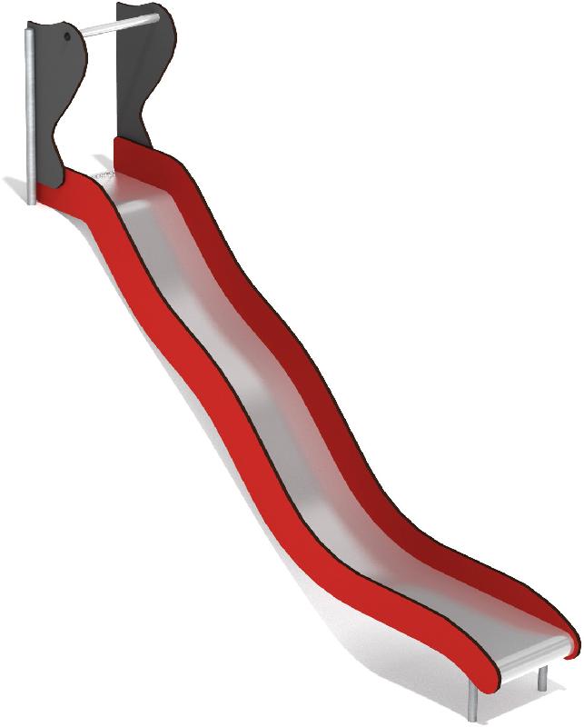 Toboggan réf-8001167 Hags - 0,45m à 1,50m de haut, pour enfants 3-12 ans_0