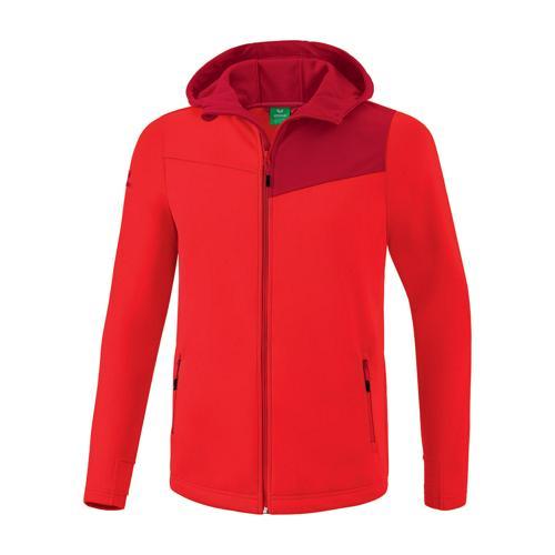 VESTE SOFTSHELL ENFANT - ERIMA - PERFORMANCE ROUGE/RUBY