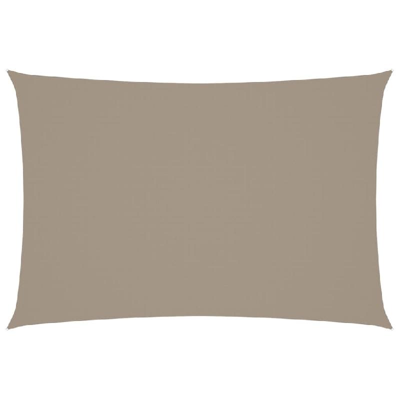 VidaXL Voile de parasol tissu oxford rectangulaire 2,5x4,5 m taupe Modèle Outdoor Epsilon Prime - marron 135428_0