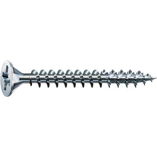 VIS À BOIS TÊTE FRAISÉE POZI FILETAGE TOTAL 2,5X25MM WIROX PAR 1000 SPAX