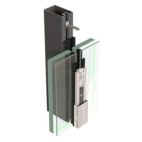 Portes accordéons VISS RC - Jansen avec profilés système VISS et VISS Basic, anti-effraction et anti-évasion_0