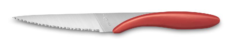 COFFRET DE 6 COUTEAUX ROUGE 21,6X1,4X2,3 CM DEGLON