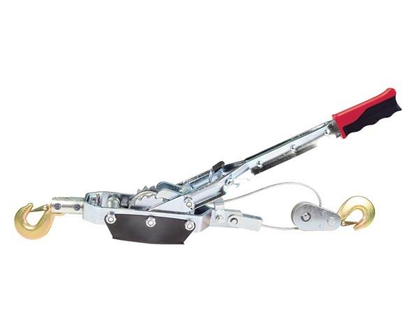 Treuil horizontal Velleman WKH3000B - 1.5T - câble 3m - acier chromé avec crochets_0