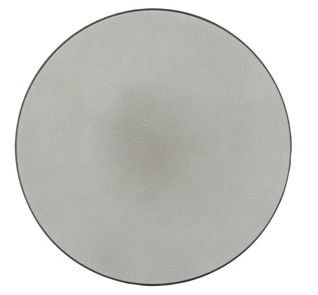 ASSIETTE DE PRÉSENTATION EQUINOXE BLANC ET POIVRE 31.5 CM