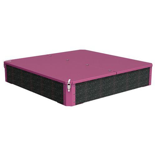 BAC SABLE ARBANE 120X120 CM COUV URBECOL IPRA/ALU ROSE 4003 - URBEMOB