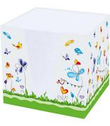 BLOC CUBE 'PHARE', CARTON RIGIDE, GARNI - LOT DE 4