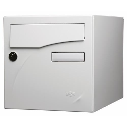 BOÎTE AUX LETTRES NORMALISÉE DOUBLE FACE - BLANCHE RENZ