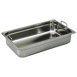 Bourgeat Bac gastro inox GN 1/1 H.15 cm plein à anses fixes Bourgeat - 741115 - plastique 741115_0