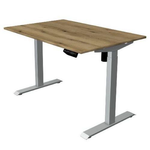 BUREAU RÈGLABLE MOVE1FONCT. MÉMOIRESILVERL120XP80CMCHÊNE - KERKMANN