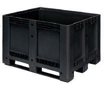 Caisse-palette rigide en plastique - cai123cp1210004 - Dimensions externes 780mm - Dimensions internes 1110x910x605mm - Version pleine - Poids 42kg_0