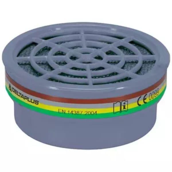 Cartouche ABEK1 multifonction pour masque Jupiter M6400 de Delta Plus - Lot de 2_0