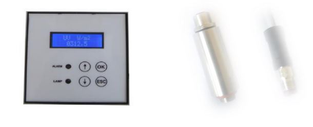 Cellule UVC mètre - contrôle continu de l'irradiation UVc @254nm avec mesure de température et alertes intégrées_0