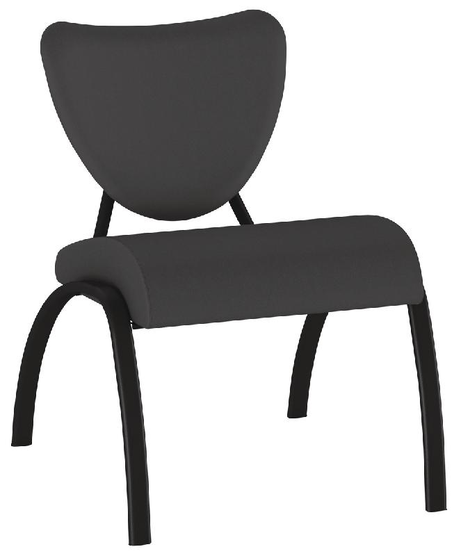 CHAUFFEUSE AINHOA 1 PLACE PIÈTEMENT NOIR ENDUIT PVC COLORIS NOIR - MANUTAN COLLECTIVITÉS