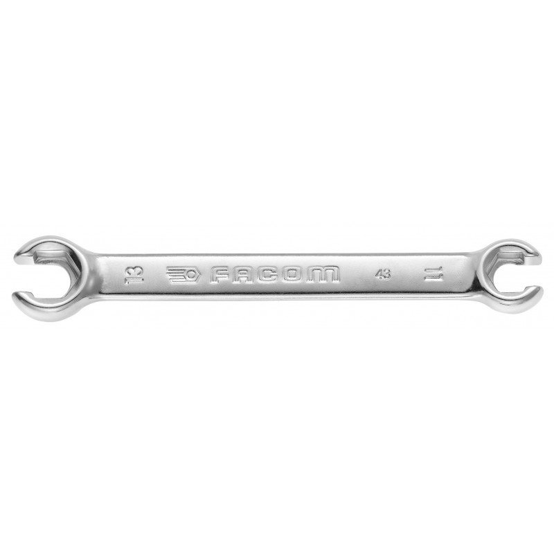 CLÉ À TUYAUTER DROITE AVEC TOILE MÉTRIQUE D.17X19MM LONGUEUR 162MM - FACOM - 43.17X19