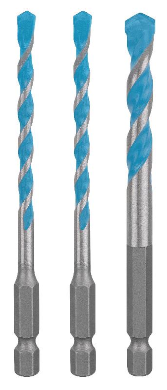 COFFRET DE 3 FORETS MULTICONSTRUCTION HEX-9 EXPERT 5 / 6 / 8MM - BOSCH EXPERT - 2608900584