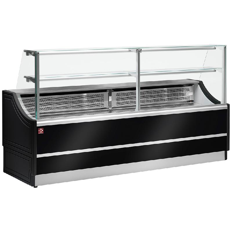 Comptoirs réfrigérées avec réserve orléans plus noir gaz r290 1000x... - POL104/B5-R/R2_0
