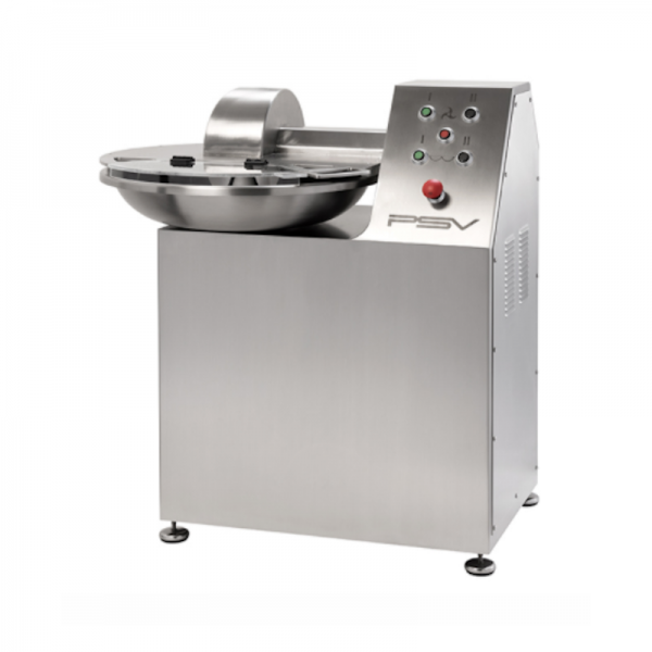 Cutter à viande horizontal PSV Villa C50 - 50 litres, tout inox AISI 304, cuve tournante et tête 3 couteaux_0